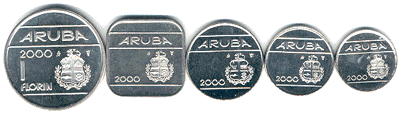 Монеты Аруба Aruba coins