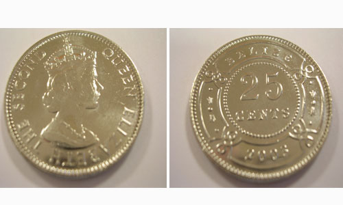   Belize coins