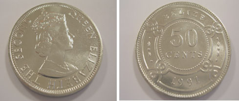   Belize coins