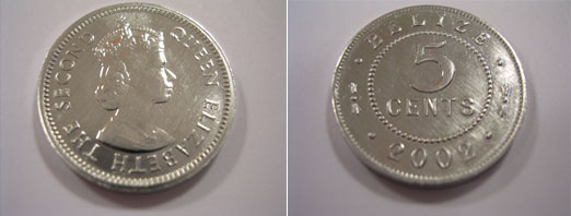   Belize coins