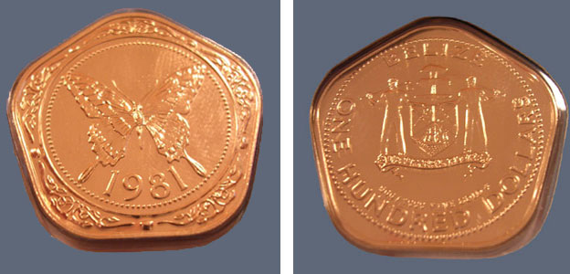   Belize coins