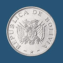   Bolivia coins 