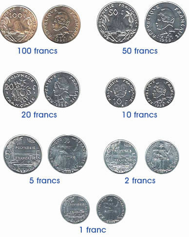 Франк Новой  Полинезии на Монетарии Coin of New Polinesia  at Monetarium 