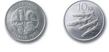 Монеты Исландии coins of Island