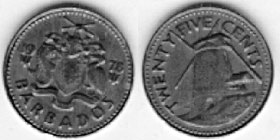   Barbados coins