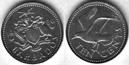   Barbados coins