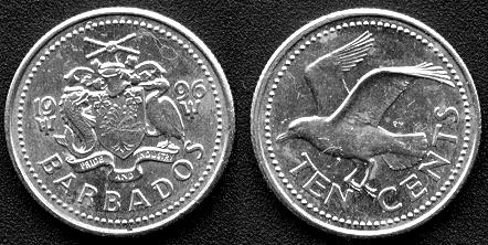   Barbados coins