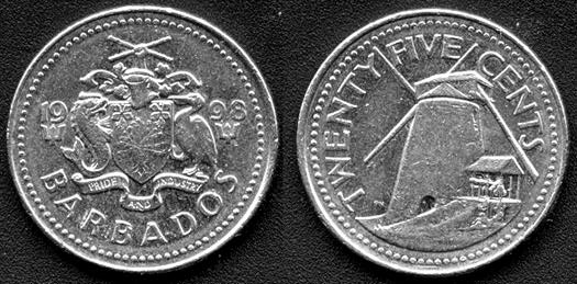   Barbados coins