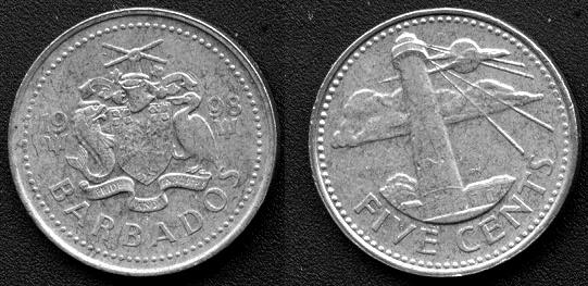   Barbados coins