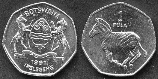   Botswana coins