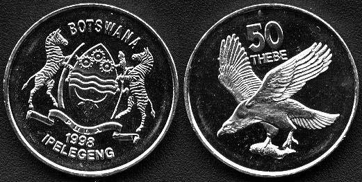 Монеты Ботсваны Botswana coins