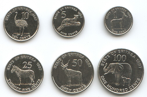     Coins o Eritrea at Monetarium